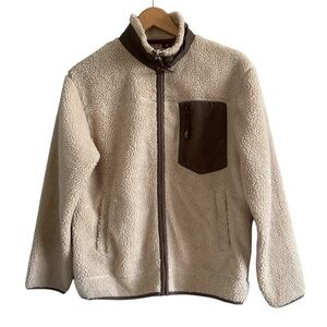 Unisex Browns‎ & Friends Fleece Line Full Zip Small EUC